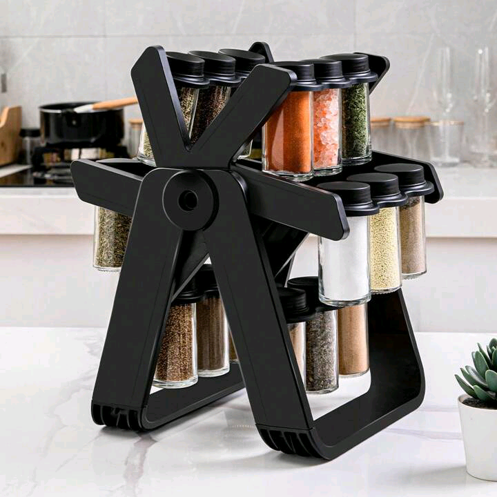 Étagère à épices rotative